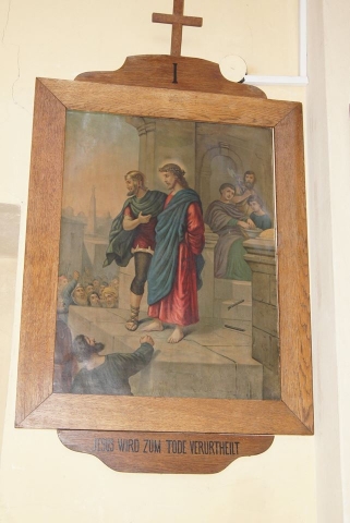 Az I. stáció Jézust Pilátus halálra ítéli 2018. június 30.