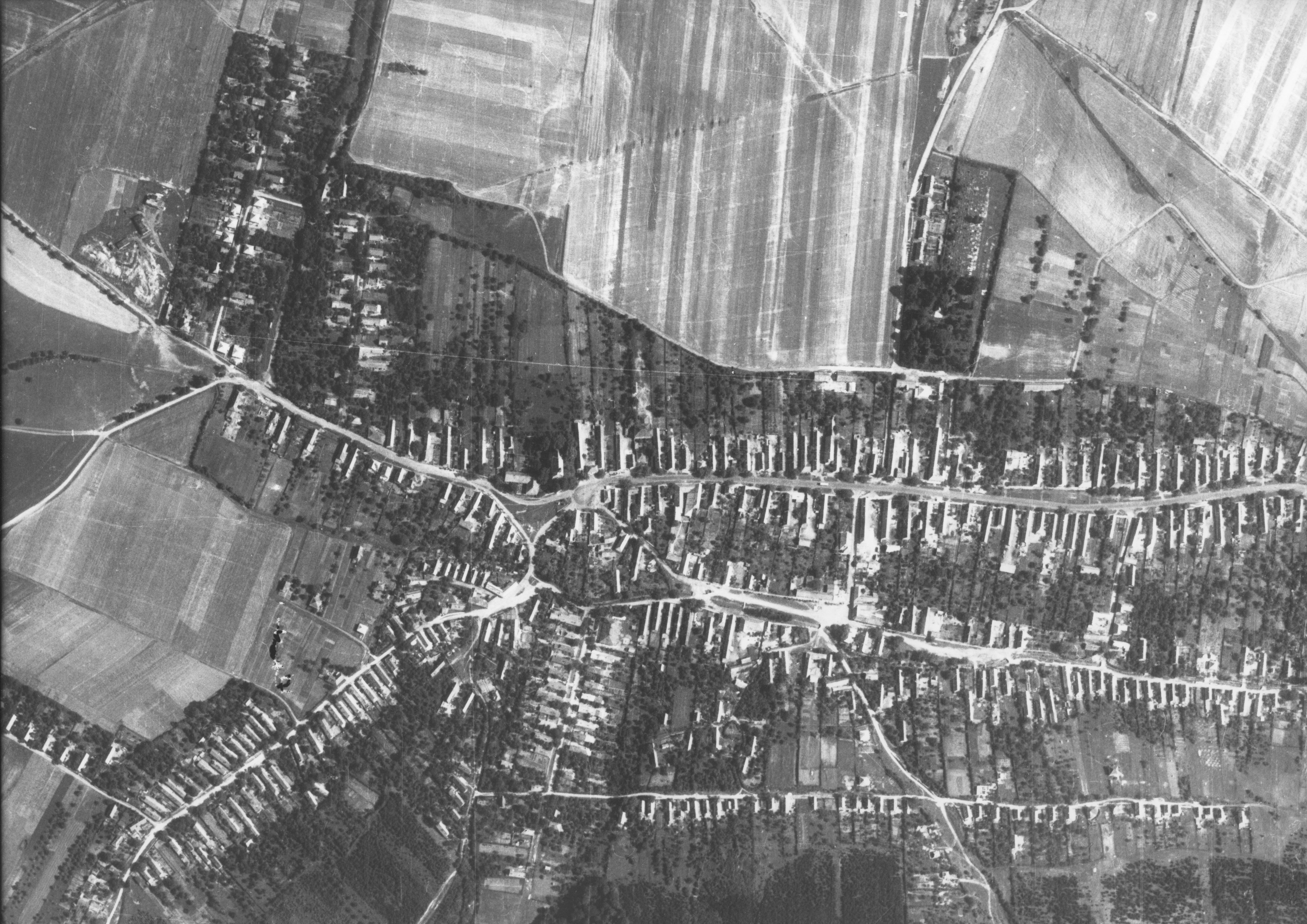 Nagykovácsi 1965 légifotó részlet
